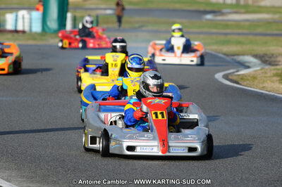 27/02/2011 : 1ère manche du Trophée Vincent Sanchez à Lavelanet (Photos Antoine Camblor) 2011 — karting
