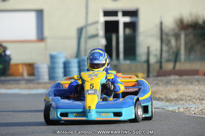 27/02/2011 : 1ère manche du Trophée Vincent Sanchez à Lavelanet (Photos Antoine Camblor) 2011 — karting