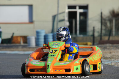 27/02/2011 : 1ère manche du Trophée Vincent Sanchez à Lavelanet (Photos Antoine Camblor) 2011 — karting