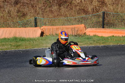 27/02/2011 : 1ère manche du Trophée Vincent Sanchez à Lavelanet (Photos Antoine Camblor) 2011 — karting