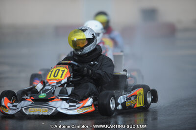 27/02/2011 : 1ère manche du Trophée Vincent Sanchez à Lavelanet (Photos Antoine Camblor) 2011 — karting