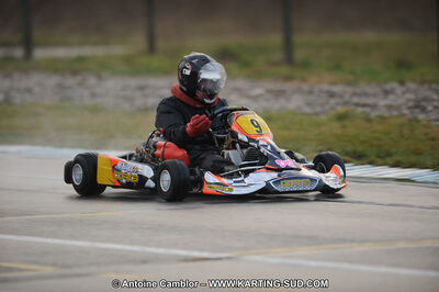 27/02/2011 : 1ère manche du Trophée Vincent Sanchez à Lavelanet (Photos Antoine Camblor) 2011 — karting