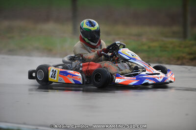 27/02/2011 : 1ère manche du Trophée Vincent Sanchez à Lavelanet (Photos Antoine Camblor) 2011 — karting