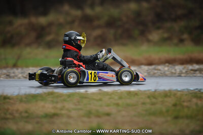 27/02/2011 : 1ère manche du Trophée Vincent Sanchez à Lavelanet (Photos Antoine Camblor) 2011 — karting