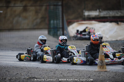 27/02/2011 : 1ère manche du Trophée Vincent Sanchez à Lavelanet (Photos Antoine Camblor) 2011 — karting