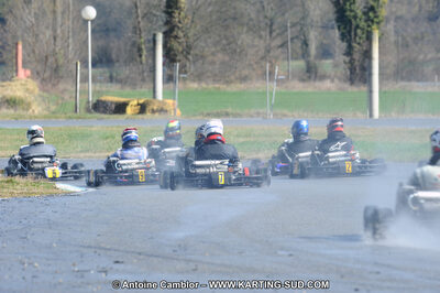 27/02/2011 : 1ère manche du Trophée Vincent Sanchez à Lavelanet (Photos Antoine Camblor) 2011 — karting