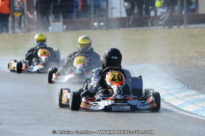 27/02/2011 : 1ère manche du Trophée Vincent Sanchez à Lavelanet (Photos Antoine Camblor) 2011 — karting