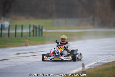 27/02/2011 : 1ère manche du Trophée Vincent Sanchez à Lavelanet (Photos Antoine Camblor) 2011 — karting