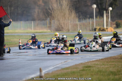 27/02/2011 : 1ère manche du Trophée Vincent Sanchez à Lavelanet (Photos Antoine Camblor) 2011 — karting