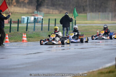 27/02/2011 : 1ère manche du Trophée Vincent Sanchez à Lavelanet (Photos Antoine Camblor) 2011 — karting