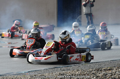 27/02/2011 : 1ère manche du Trophée Vincent Sanchez à Lavelanet (Photos Antoine Camblor) 2011 — karting