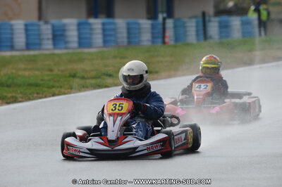 27/02/2011 : 1ère manche du Trophée Vincent Sanchez à Lavelanet (Photos Antoine Camblor) 2011 — karting