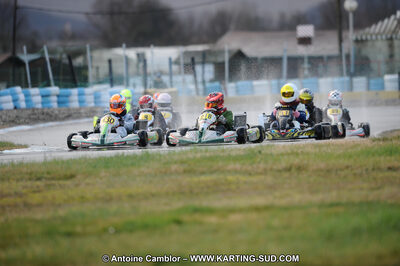 27/02/2011 : 1ère manche du Trophée Vincent Sanchez à Lavelanet (Photos Antoine Camblor) 2011 — karting