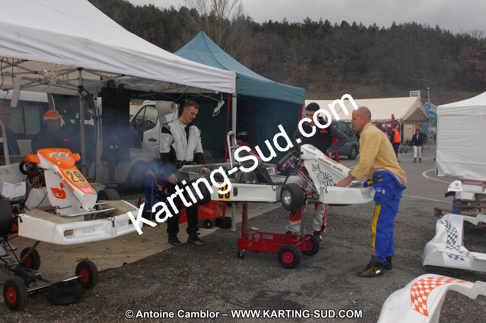 27/02/2011 : 1ère manche du Trophée Vincent Sanchez à Lavelanet (Photos Antoine Camblor) 2011 — karting