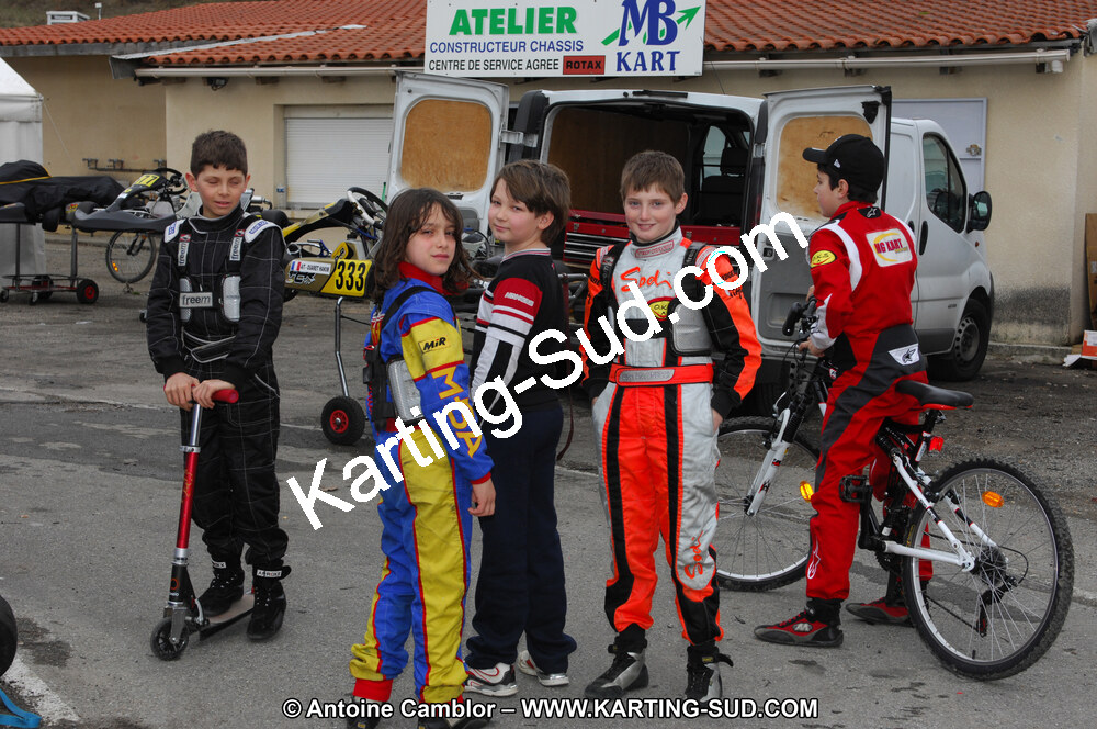 27/02/2011 : 1ère manche du Trophée Vincent Sanchez à Lavelanet (Photos Antoine Camblor) 2011 — karting