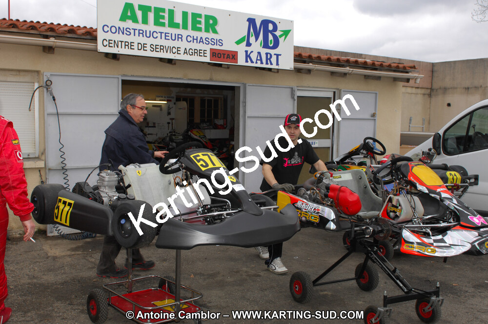 27/02/2011 : 1ère manche du Trophée Vincent Sanchez à Lavelanet (Photos Antoine Camblor) 2011 — karting