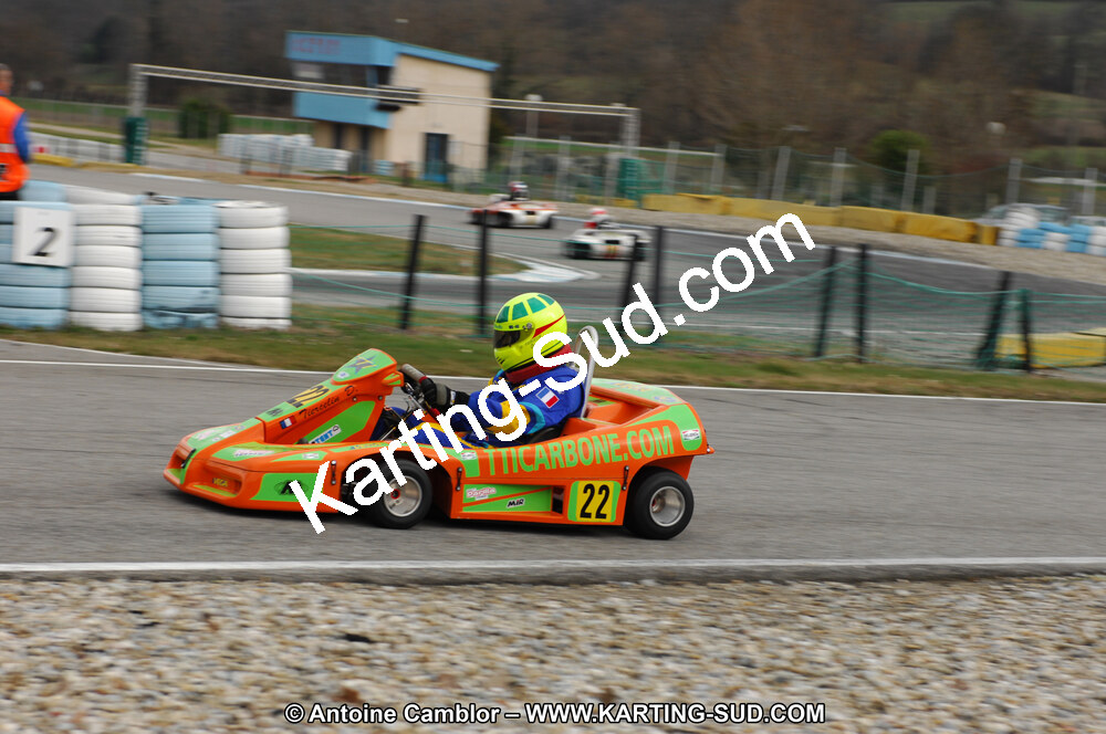 27/02/2011 : 1ère manche du Trophée Vincent Sanchez à Lavelanet (Photos Antoine Camblor) 2011 — karting