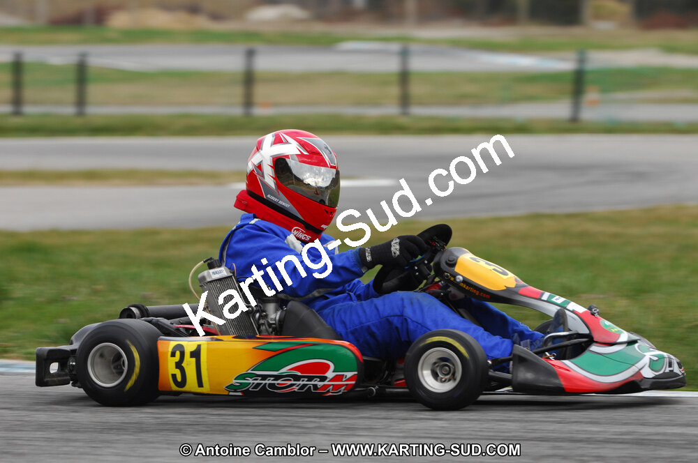 27/02/2011 : 1ère manche du Trophée Vincent Sanchez à Lavelanet (Photos Antoine Camblor) 2011 — karting
