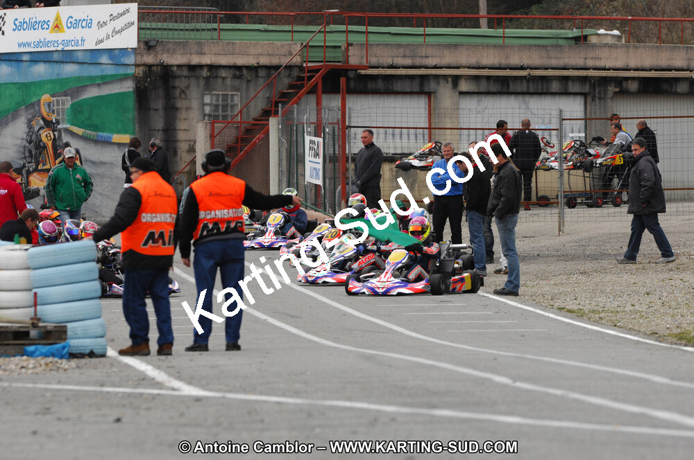 27/02/2011 : 1ère manche du Trophée Vincent Sanchez à Lavelanet (Photos Antoine Camblor) 2011 — karting