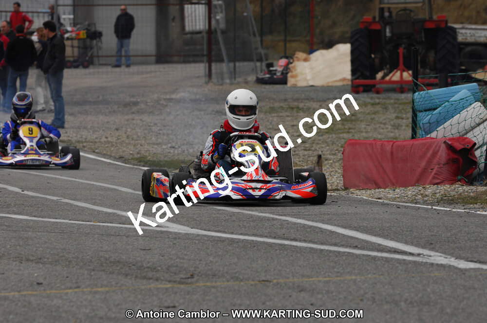 27/02/2011 : 1ère manche du Trophée Vincent Sanchez à Lavelanet (Photos Antoine Camblor) 2011 — karting