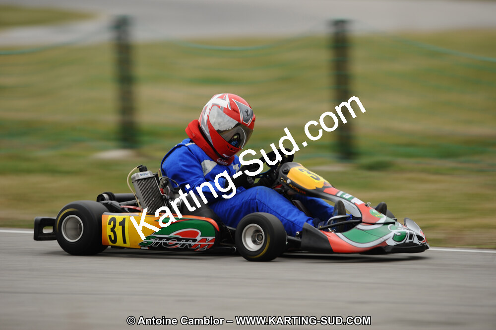 27/02/2011 : 1ère manche du Trophée Vincent Sanchez à Lavelanet (Photos Antoine Camblor) 2011 — karting
