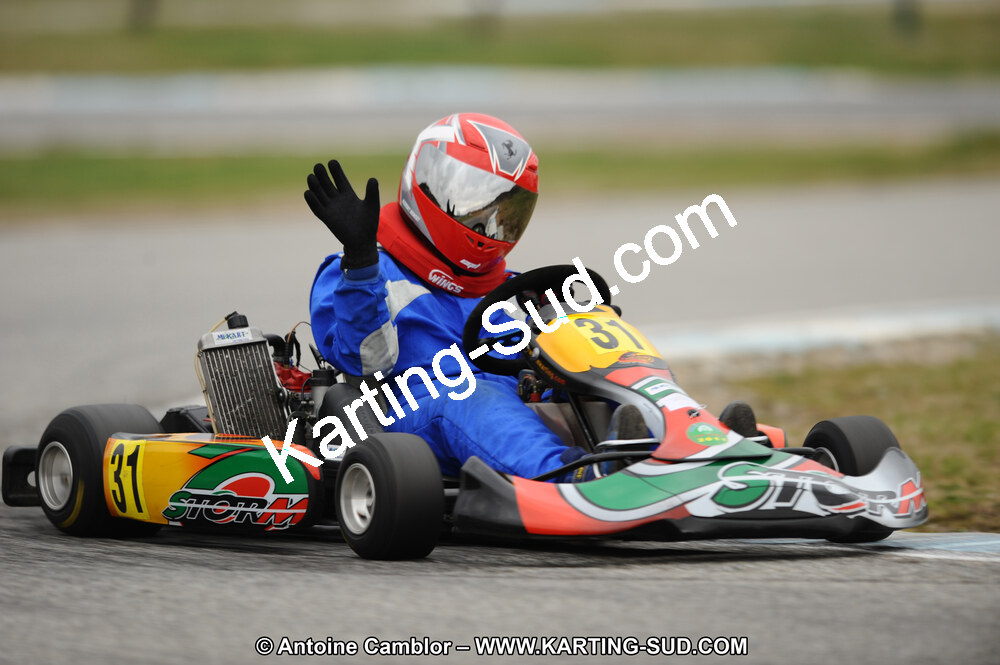 27/02/2011 : 1ère manche du Trophée Vincent Sanchez à Lavelanet (Photos Antoine Camblor) 2011 — karting