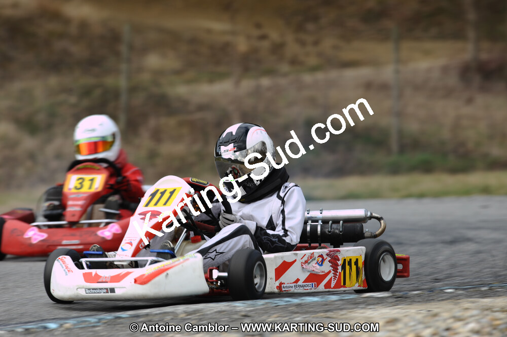 27/02/2011 : 1ère manche du Trophée Vincent Sanchez à Lavelanet (Photos Antoine Camblor) 2011 — karting