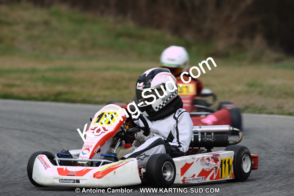 27/02/2011 : 1ère manche du Trophée Vincent Sanchez à Lavelanet (Photos Antoine Camblor) 2011 — karting