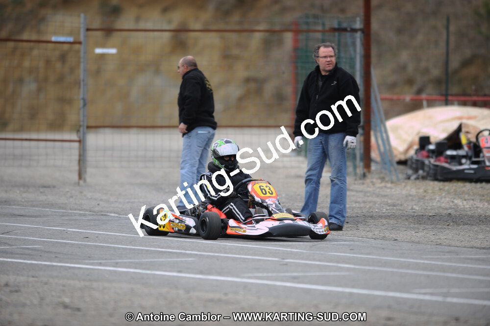 27/02/2011 : 1ère manche du Trophée Vincent Sanchez à Lavelanet (Photos Antoine Camblor) 2011 — karting