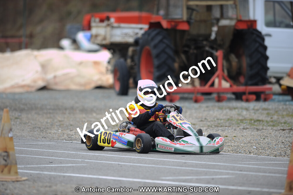 27/02/2011 : 1ère manche du Trophée Vincent Sanchez à Lavelanet (Photos Antoine Camblor) 2011 — karting