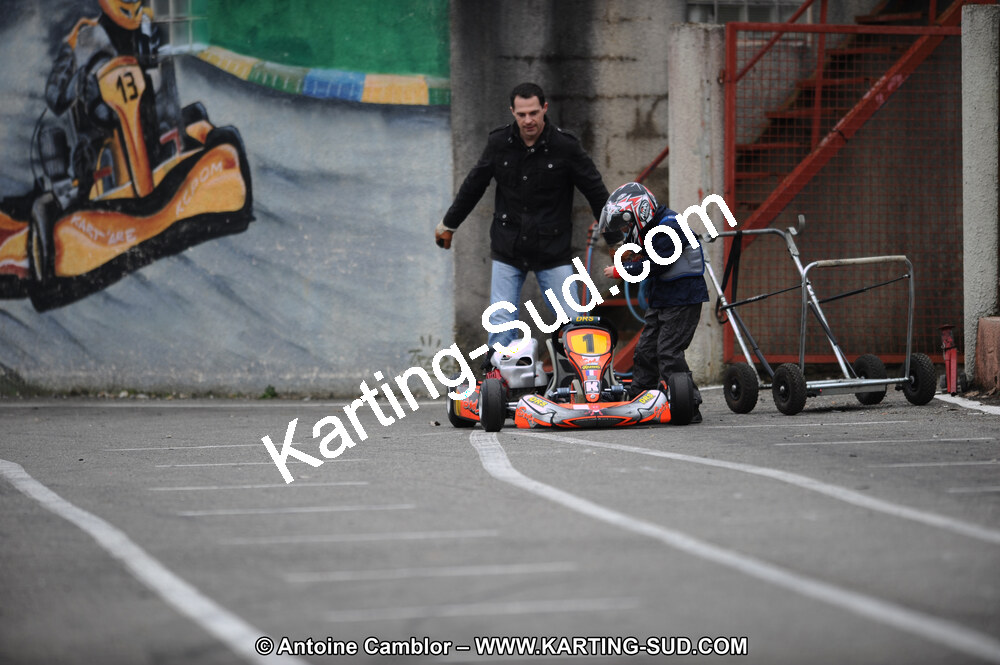 27/02/2011 : 1ère manche du Trophée Vincent Sanchez à Lavelanet (Photos Antoine Camblor) 2011 — karting