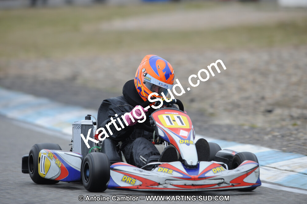 27/02/2011 : 1ère manche du Trophée Vincent Sanchez à Lavelanet (Photos Antoine Camblor) 2011 — karting