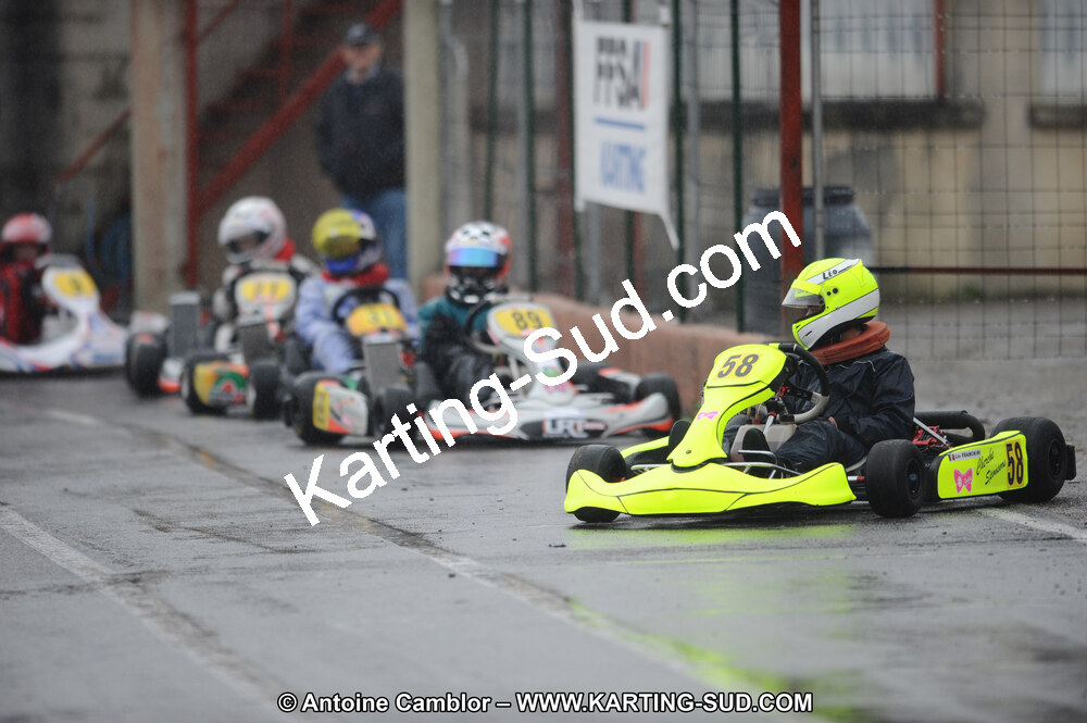 27/02/2011 : 1ère manche du Trophée Vincent Sanchez à Lavelanet (Photos Antoine Camblor) 2011 — karting