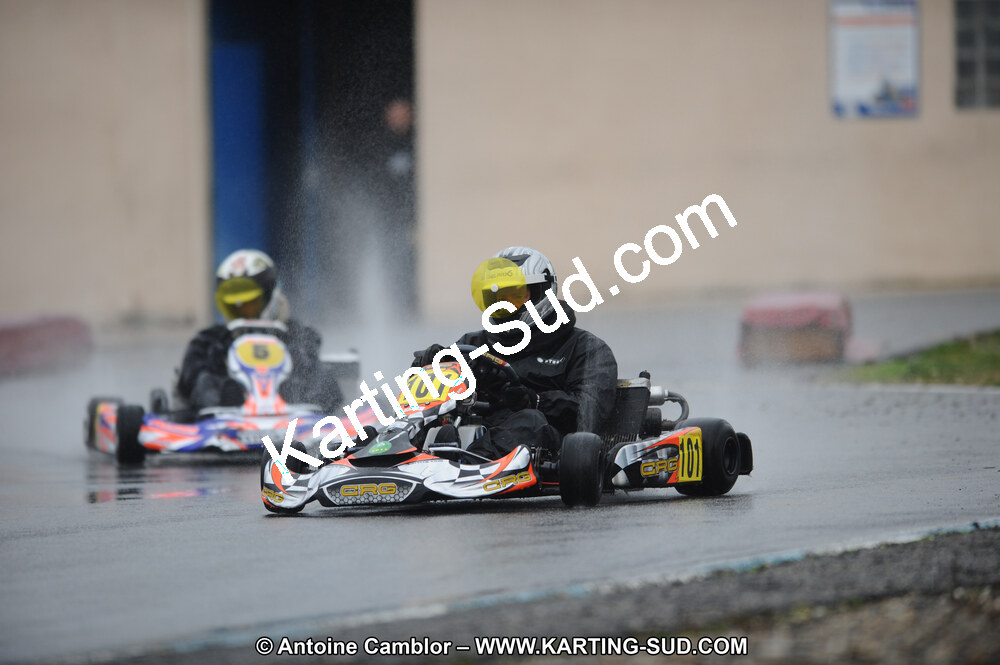 27/02/2011 : 1ère manche du Trophée Vincent Sanchez à Lavelanet (Photos Antoine Camblor) 2011 — karting