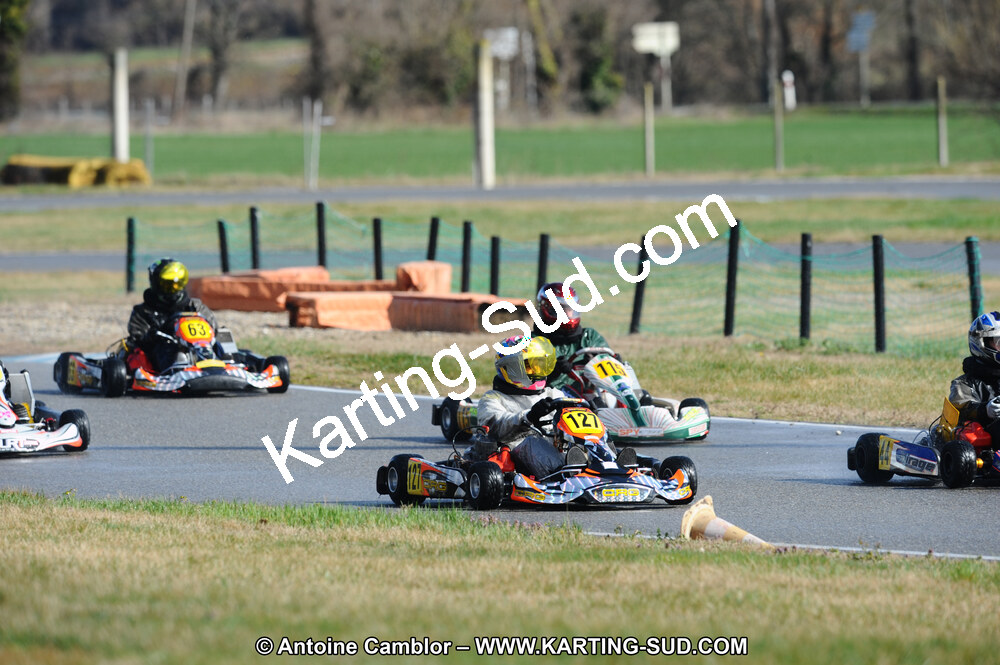 27/02/2011 : 1ère manche du Trophée Vincent Sanchez à Lavelanet (Photos Antoine Camblor) 2011 — karting