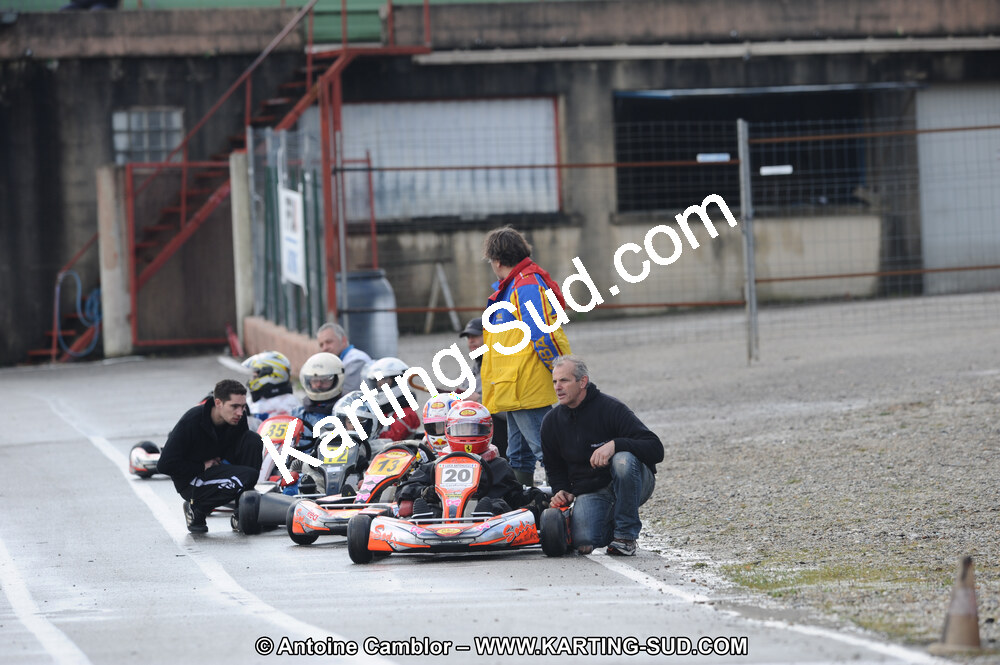 27/02/2011 : 1ère manche du Trophée Vincent Sanchez à Lavelanet (Photos Antoine Camblor) 2011 — karting