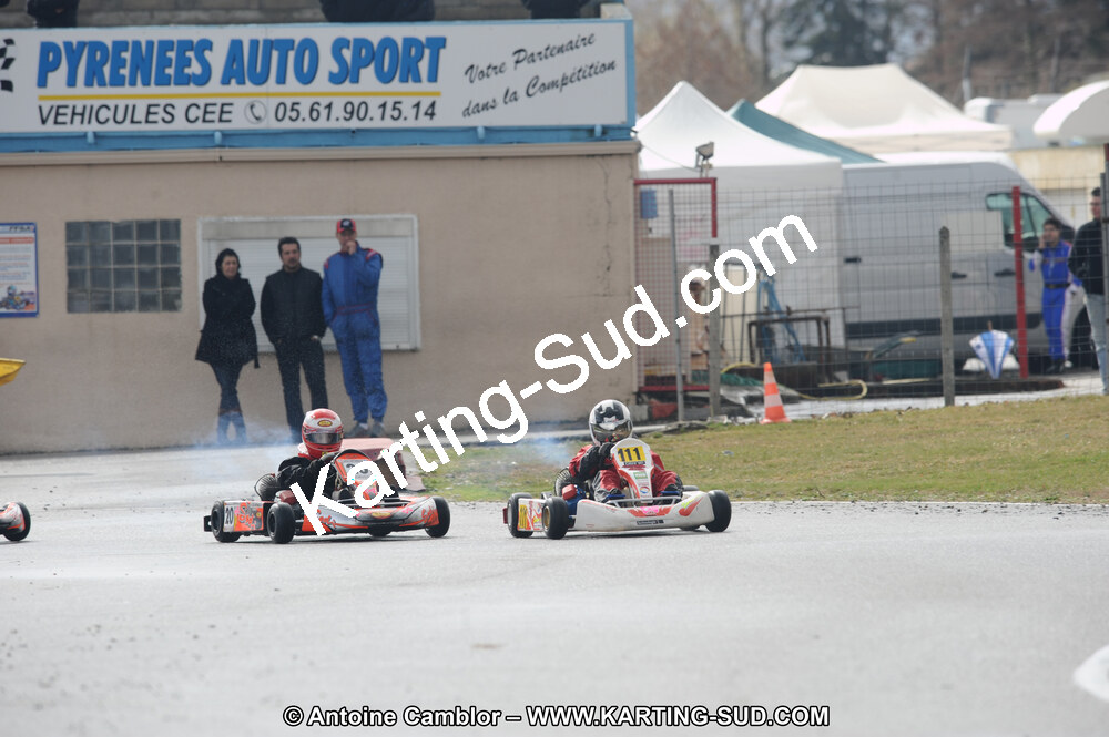 27/02/2011 : 1ère manche du Trophée Vincent Sanchez à Lavelanet (Photos Antoine Camblor) 2011 — karting