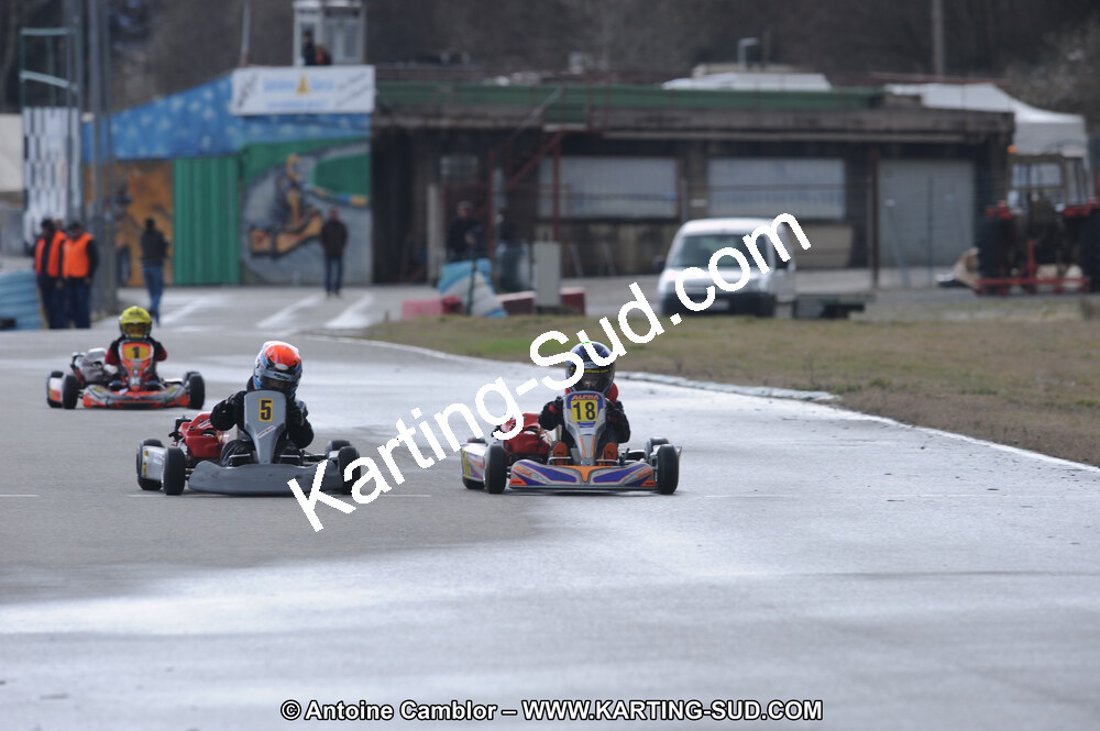 27/02/2011 : 1ère manche du Trophée Vincent Sanchez à Lavelanet (Photos Antoine Camblor) 2011 — karting