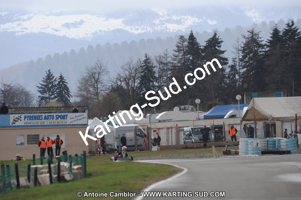 27/02/2011 : 1ère manche du Trophée Vincent Sanchez à Lavelanet (Photos Antoine Camblor) 2011 — karting