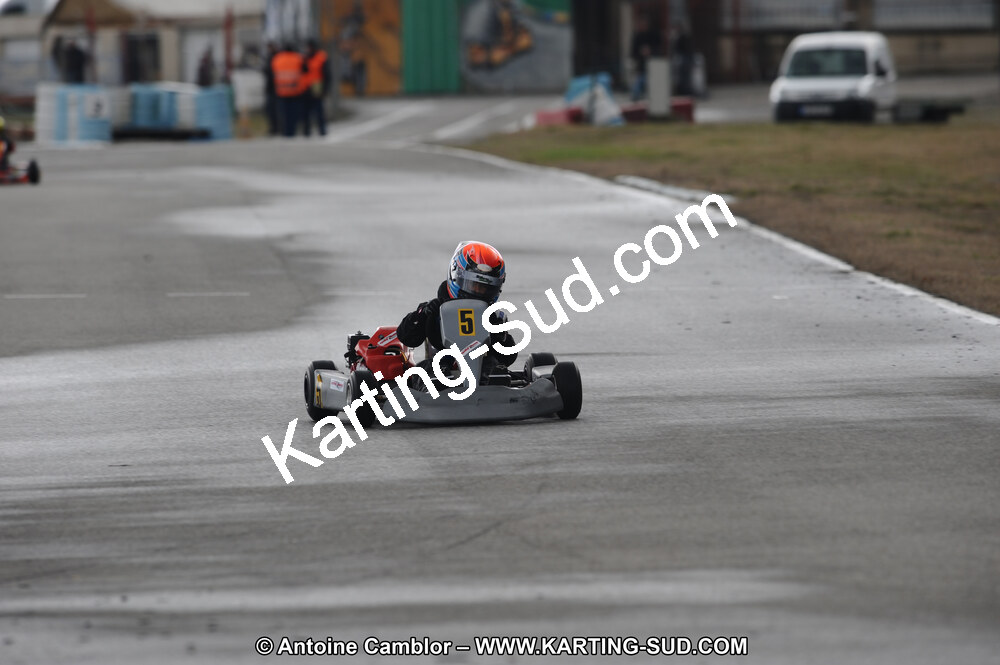 27/02/2011 : 1ère manche du Trophée Vincent Sanchez à Lavelanet (Photos Antoine Camblor) 2011 — karting
