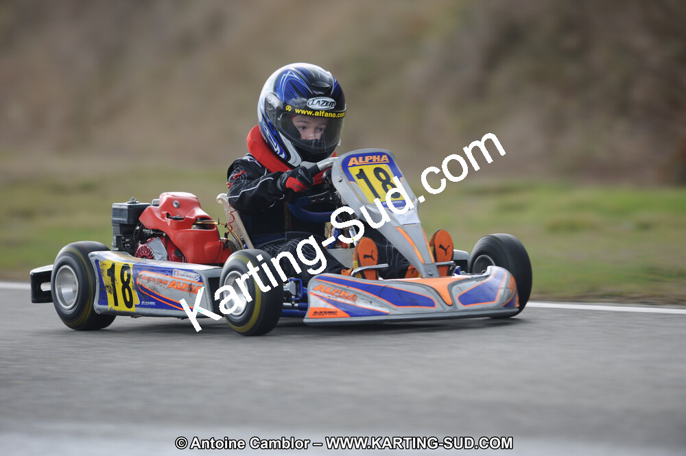 27/02/2011 : 1ère manche du Trophée Vincent Sanchez à Lavelanet (Photos Antoine Camblor) 2011 — karting