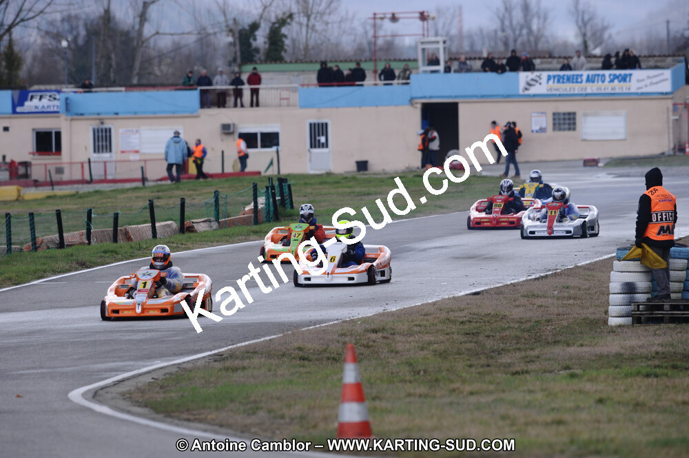 27/02/2011 : 1ère manche du Trophée Vincent Sanchez à Lavelanet (Photos Antoine Camblor) 2011 — karting