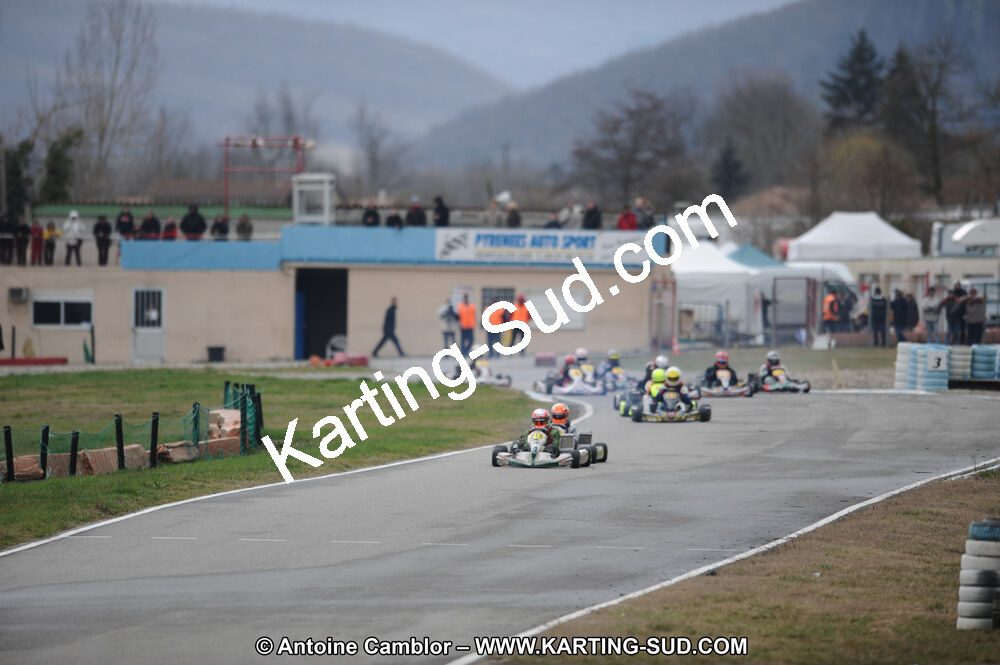 27/02/2011 : 1ère manche du Trophée Vincent Sanchez à Lavelanet (Photos Antoine Camblor) 2011 — karting
