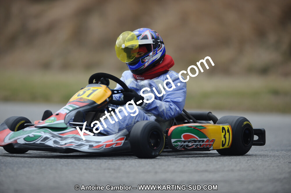 27/02/2011 : 1ère manche du Trophée Vincent Sanchez à Lavelanet (Photos Antoine Camblor) 2011 — karting
