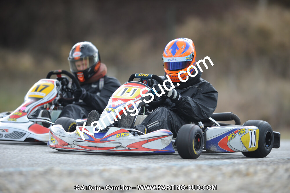 27/02/2011 : 1ère manche du Trophée Vincent Sanchez à Lavelanet (Photos Antoine Camblor) 2011 — karting