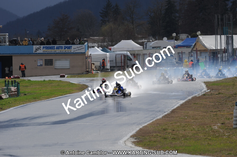 27/02/2011 : 1ère manche du Trophée Vincent Sanchez à Lavelanet (Photos Antoine Camblor) 2011 — karting