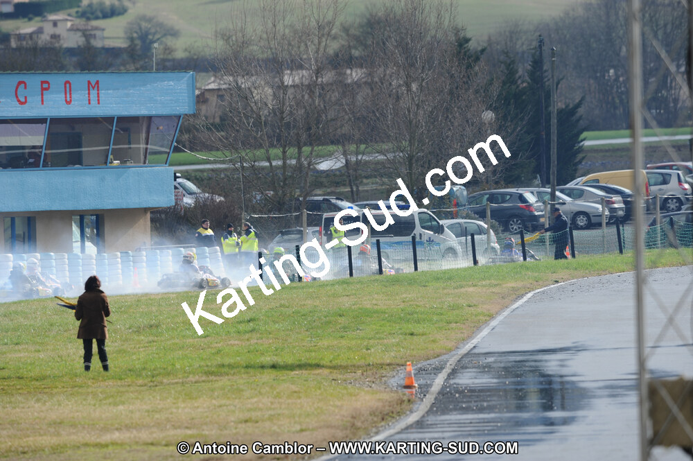 27/02/2011 : 1ère manche du Trophée Vincent Sanchez à Lavelanet (Photos Antoine Camblor) 2011 — karting