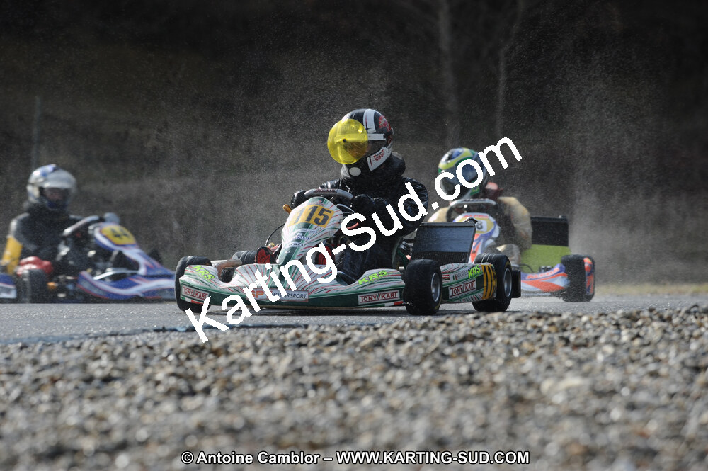 27/02/2011 : 1ère manche du Trophée Vincent Sanchez à Lavelanet (Photos Antoine Camblor) 2011 — karting