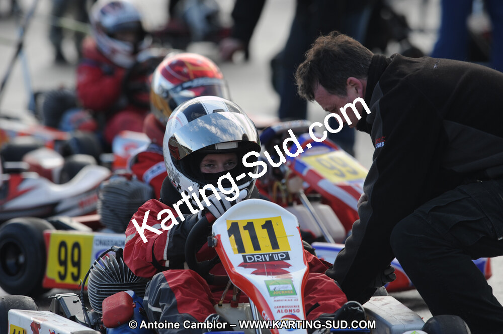 27/02/2011 : 1ère manche du Trophée Vincent Sanchez à Lavelanet (Photos Antoine Camblor) 2011 — karting