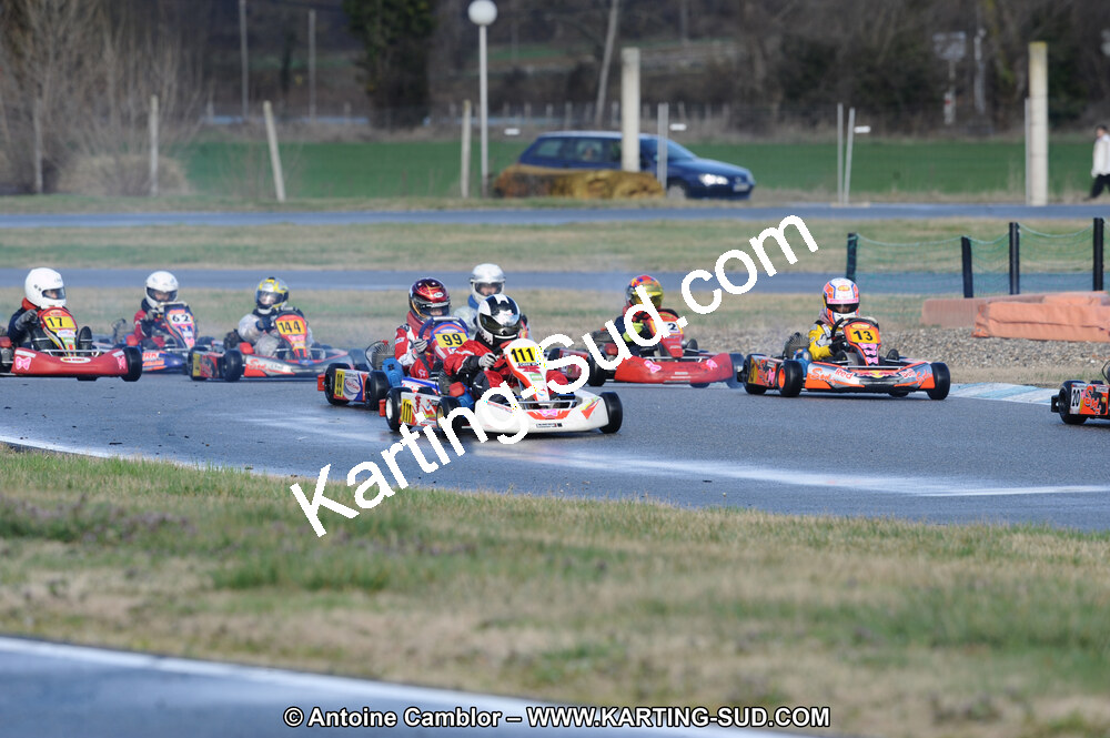 27/02/2011 : 1ère manche du Trophée Vincent Sanchez à Lavelanet (Photos Antoine Camblor) 2011 — karting